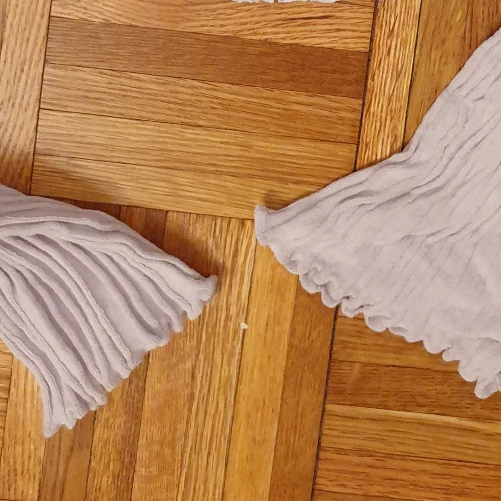 UO Ribbed Ruffle Cardigan Top - Picture 5 of 5